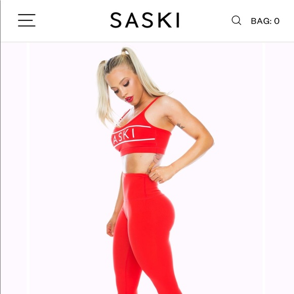 SASKI Collection high waisted workout leggings - Picture 1 of 4